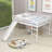 Twin Wood Loft Bed With Slide & Ladder-303621950-328852437