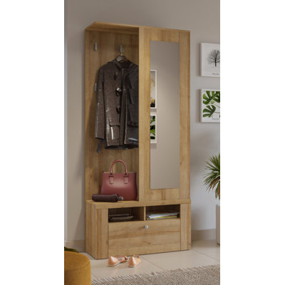Joppatowne Hall Tree 0cm Wide with Bench and Shoe Storage