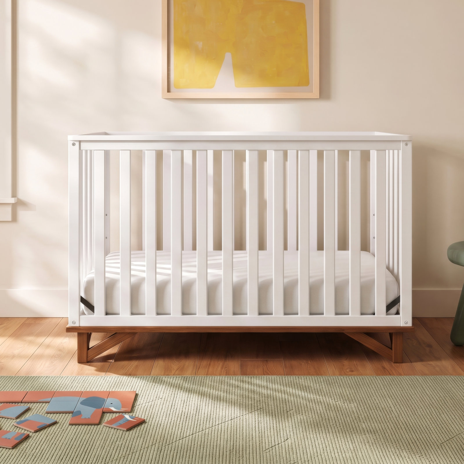 Santa Monica 5-in-1 Convertible Crib, Vintage Driftwood