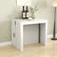 Table de salle à manger extensible moderne multifonctionnelle avec prise de courant, table extensible peu encombrante avec rangement pour fêtes, mariages, réunions et célébrations