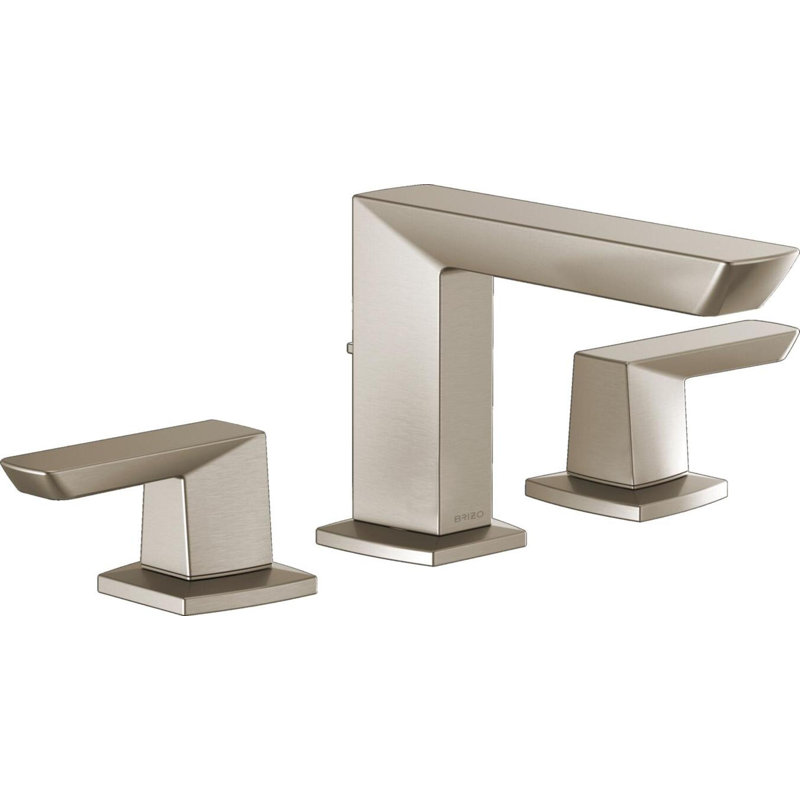 Vettis Widespread Lavatory Faucet, Luxe Nickel, 1.2
