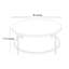 Table basse ronde avec rangement Styer