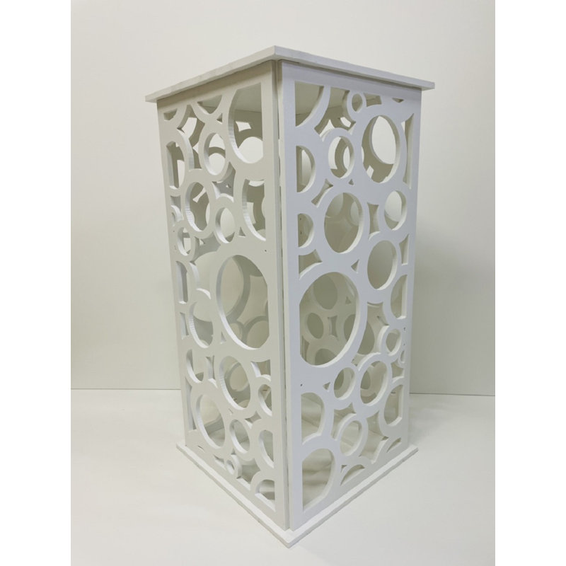 VIMA (Bubbles) Decorative Display PVC Stand Pedestal White Colour 26" H x 14" W x 14" D…