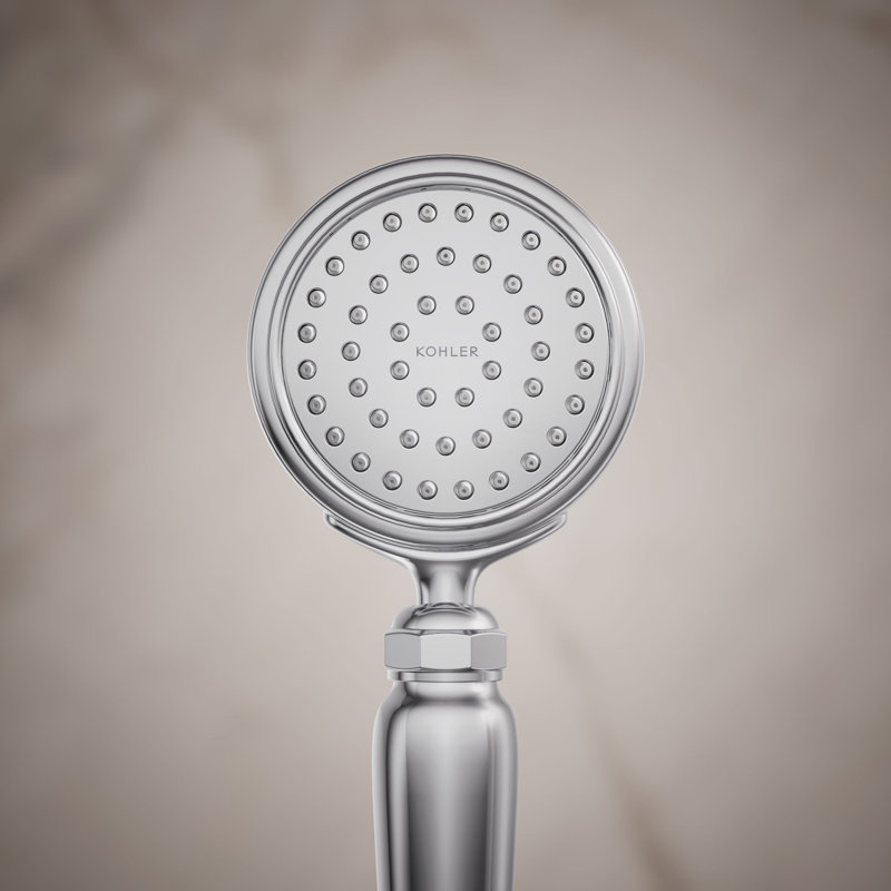 Artifacts Full/Standard Handheld Shower Head with Katalyst Air Induction Spray, Polished Chrome, 1.75 GPM