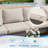 Wicker 6 - Person Modular Patio Conversation Set