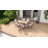 Longino Rectangular Metal Outdoor Dining Table , 59.1'' in. W 34.3'' in. D