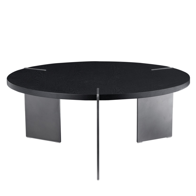 Round Coffee Table, Black
