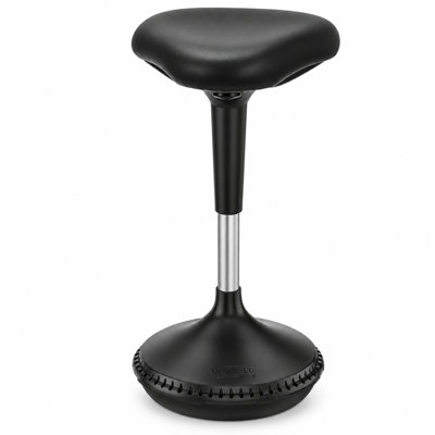 Tabouret oscillant pour bureau assis-debout - Tabouret d'équilibre actif réglable en hauteur de 61 à 86 cm avec assise triangulaire