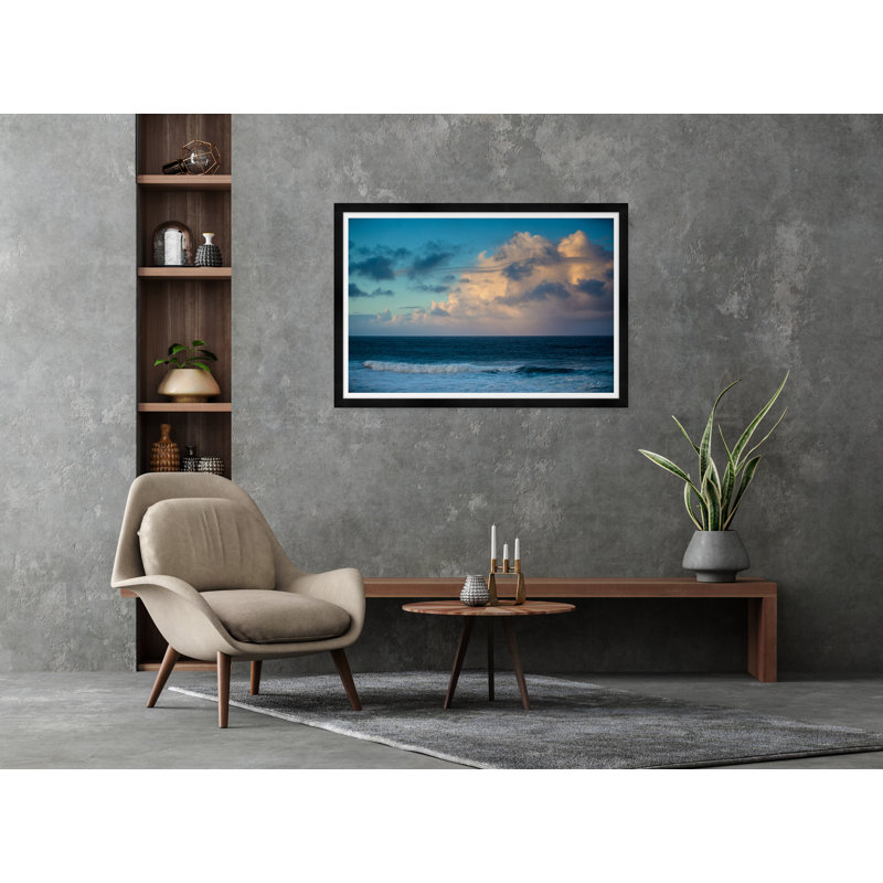 Ocean Sunset On The Horizon - Photographie de cadre photo