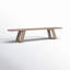 Banc en bois massif Mathias