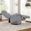 32.7'' Wide Contemporary And Super Comfort Swivel And Rocker Manual Recliner