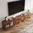 Modern Extendable TV Stand Media Console With Storage Drawers