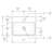 Elanti 12'' White Ceramic Rectangular Bathroom Sink
