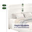 Lit plateforme à boucles Liv Luxury Ivory avec tiroirs de rangement et tête de lit tapissier