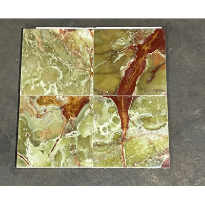 Carrelage de sol en marbre onyx 12 po x 12 po