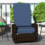 Fauteuil inclinable inclinable en rotin 360 °