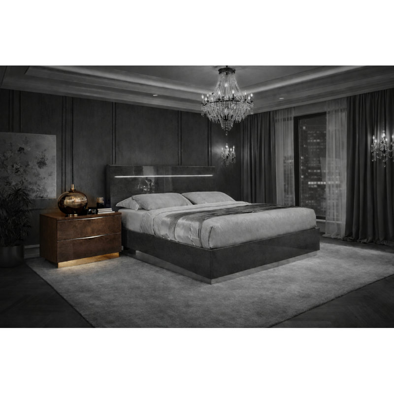 2 - Drawer Solid Wood Nightstand
