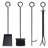 Iron Fireplace Tool Set