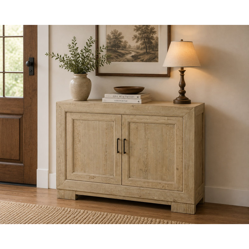 Solid Wood Accent Cabinet