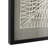 White Paper Geometric Handmade 3D Origami Home Shadow Box with Black Frame, Set of 2 20"W, 39"H