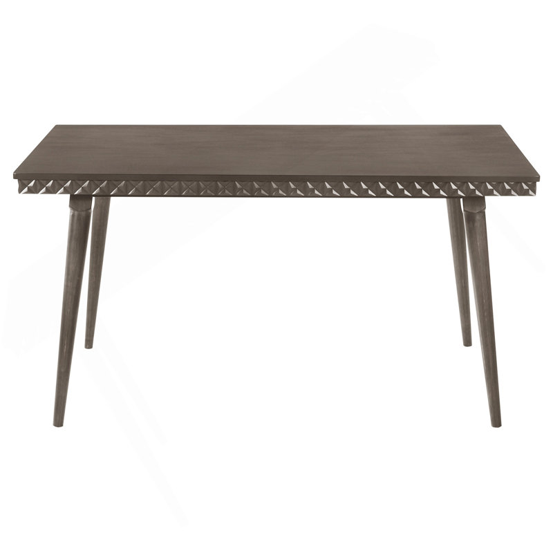 Perkins Dark Brown Rectangular Wood Dining Table