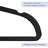 Fadl Plastic Non-Slip Standard Hanger for Dress/Shirt/Sweater