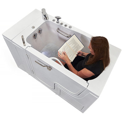52'' x 30'' Walk-in Acrylic Bathtub with Faucet