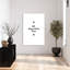 German Heart Home Quote Minimalist Romantic Architecture Wall Art Print 1 Piece Wrapped Canvas Wall Art-1665889928