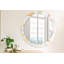 Huldar Glass Flat Wall Mirror