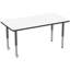 Table rectangulaire d'activités effaçables à sec avec pieds réglables-791962598-791962606-765072855