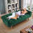 Tarantino Twin 75.3'' Upholstered Split Back Convertible Sofa-184895332