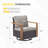 Jushawn Metal Swivel Glider Chair with Cushions-80802921-80802924
