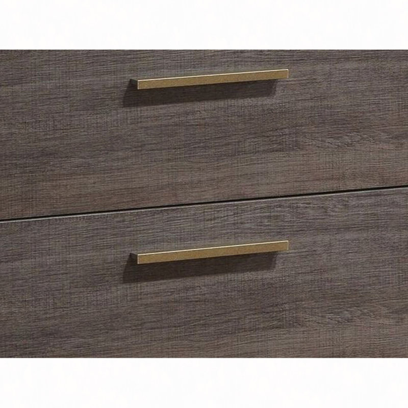 Table de chevet, table de chevet en bois avec 2 tiroirs