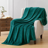 Nestl Cut Plush Cozy Throw Blanket - Fuzzy Warm Fleece Bed Blankets - Throws for Sofa, Bed, and Couch