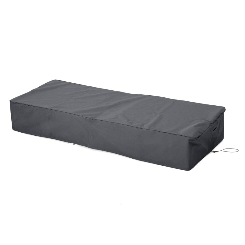 Shield Chaise Lounge Cushion, Gray