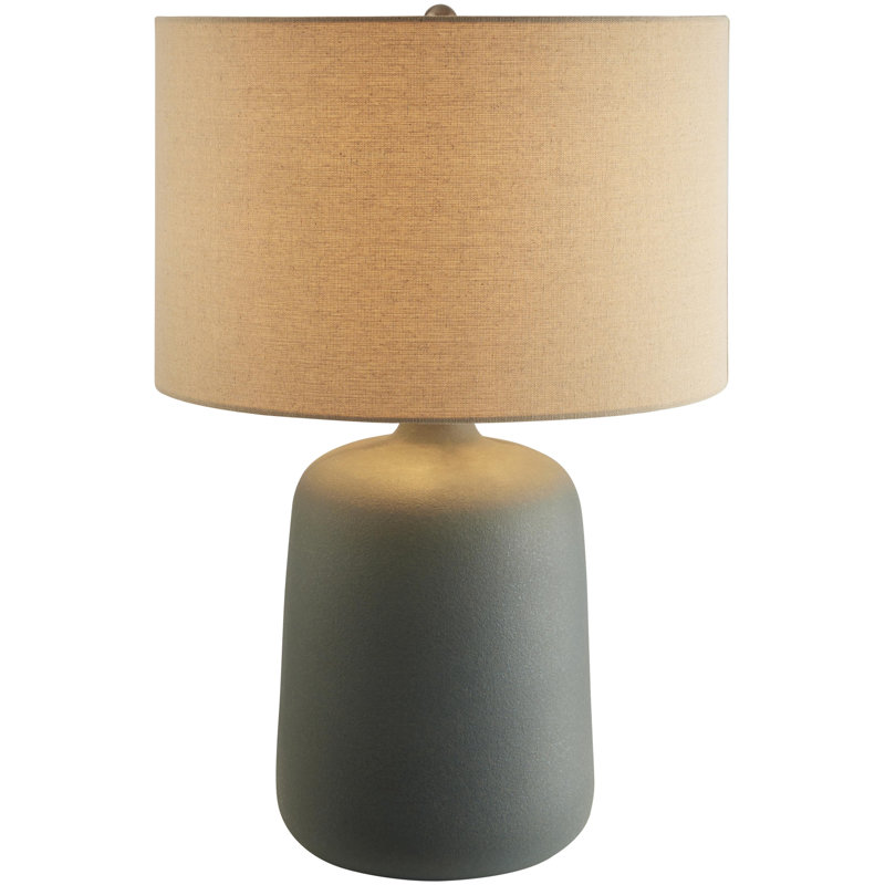 Lampe de table en céramique Dilan, Dark Gray