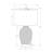 Lighting, 24"h, Table Lamp, Ceramic, Shade, Contemporary