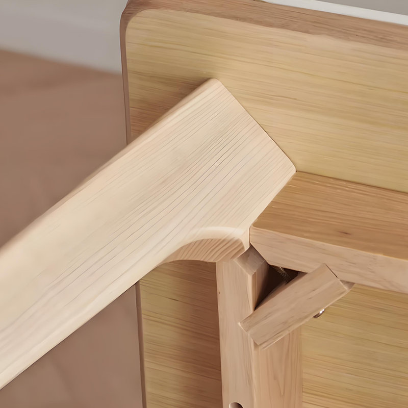Ensemble de salle à manger en bois de frêne blanc ardoise, H 29,5 po x L 59,1 po x l 31,5 po