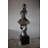 Wannie Ambiguous Stainless-Steel Statue On Marble Base Size: 28" x 28" x 100"H