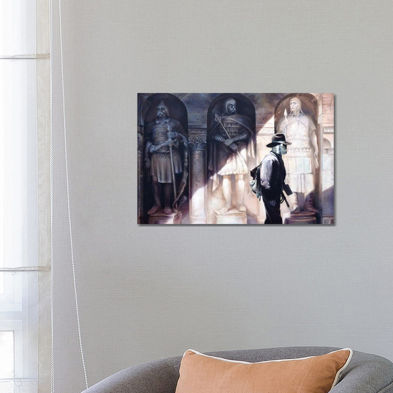 The Walls Have Eyes by Linda Adair - Wrapped Canvas Painting, 66.04 cm H x 45.72 cm W x 1.91 cm D