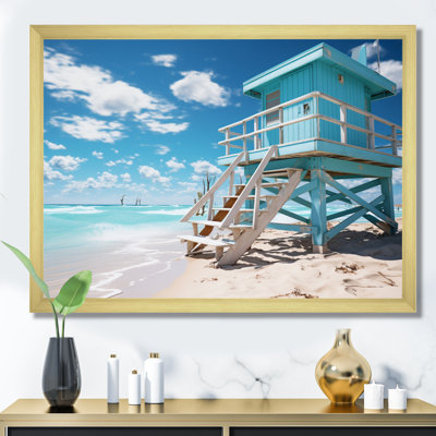 " Turquoise Miami Lifeguard Whispers II "