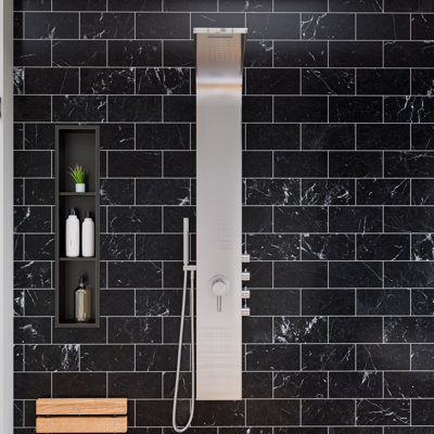 63'' Shower Panel with Fixed Shower Head