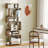 2 PCS Bookcase 6-Tier Bookshelf with Anti-Tipping Kit Freestanding Display Shelf -558631799