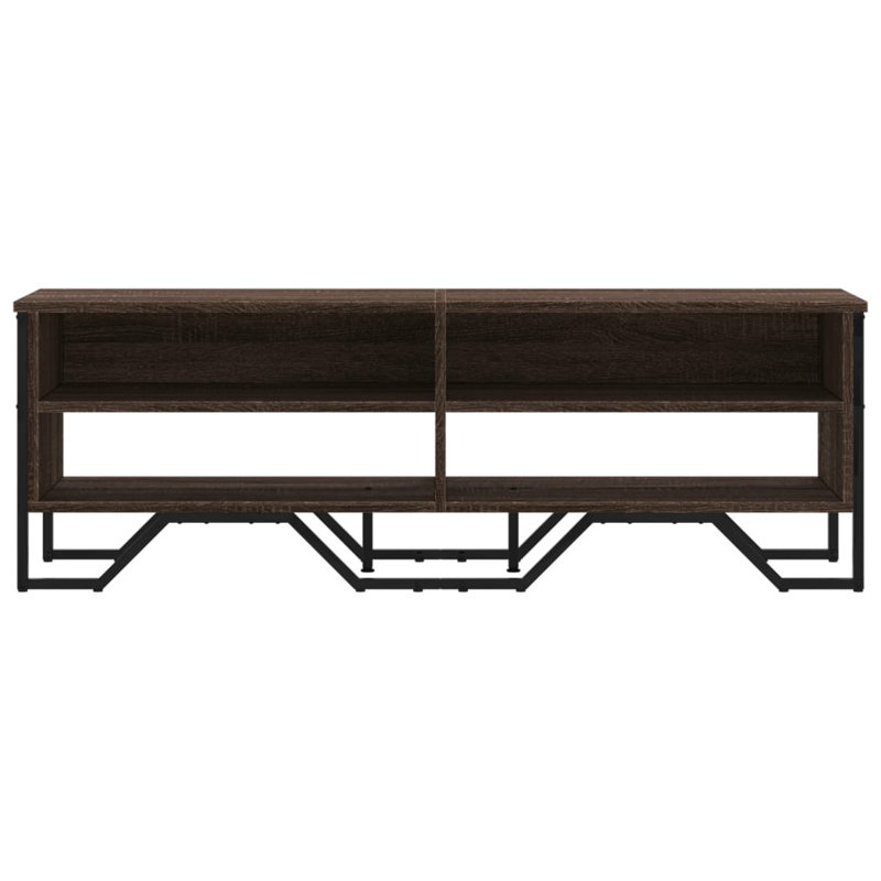 Andan Unfinished TV Stand, 122cm, Brown Oak
