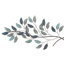 Metal Leaf Home Wall Decor with Gold Accents