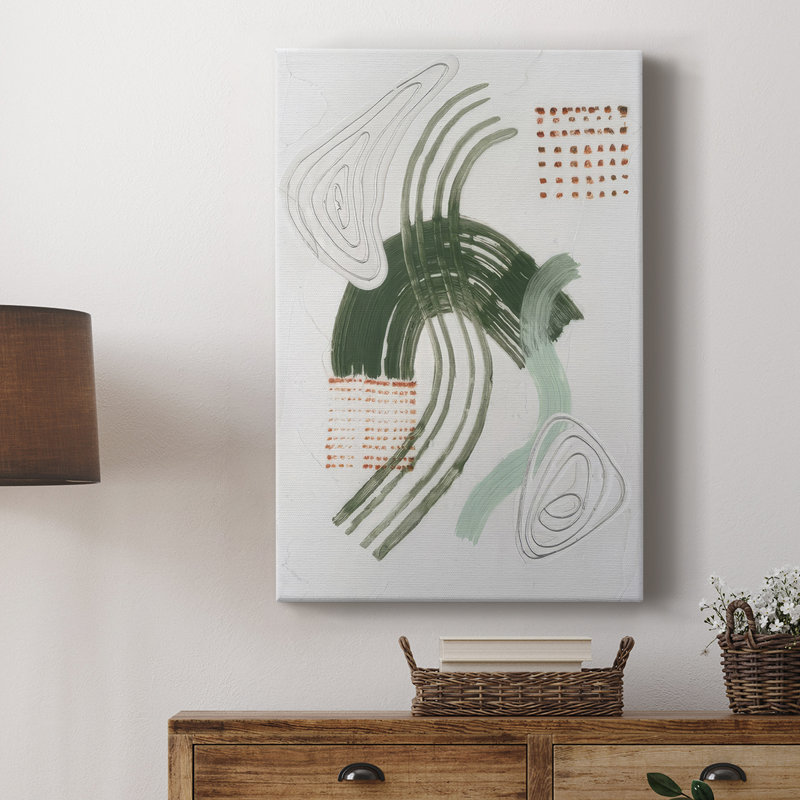 Jade Rhythm I - galerie sur mesure, H 12 po x l 8 po