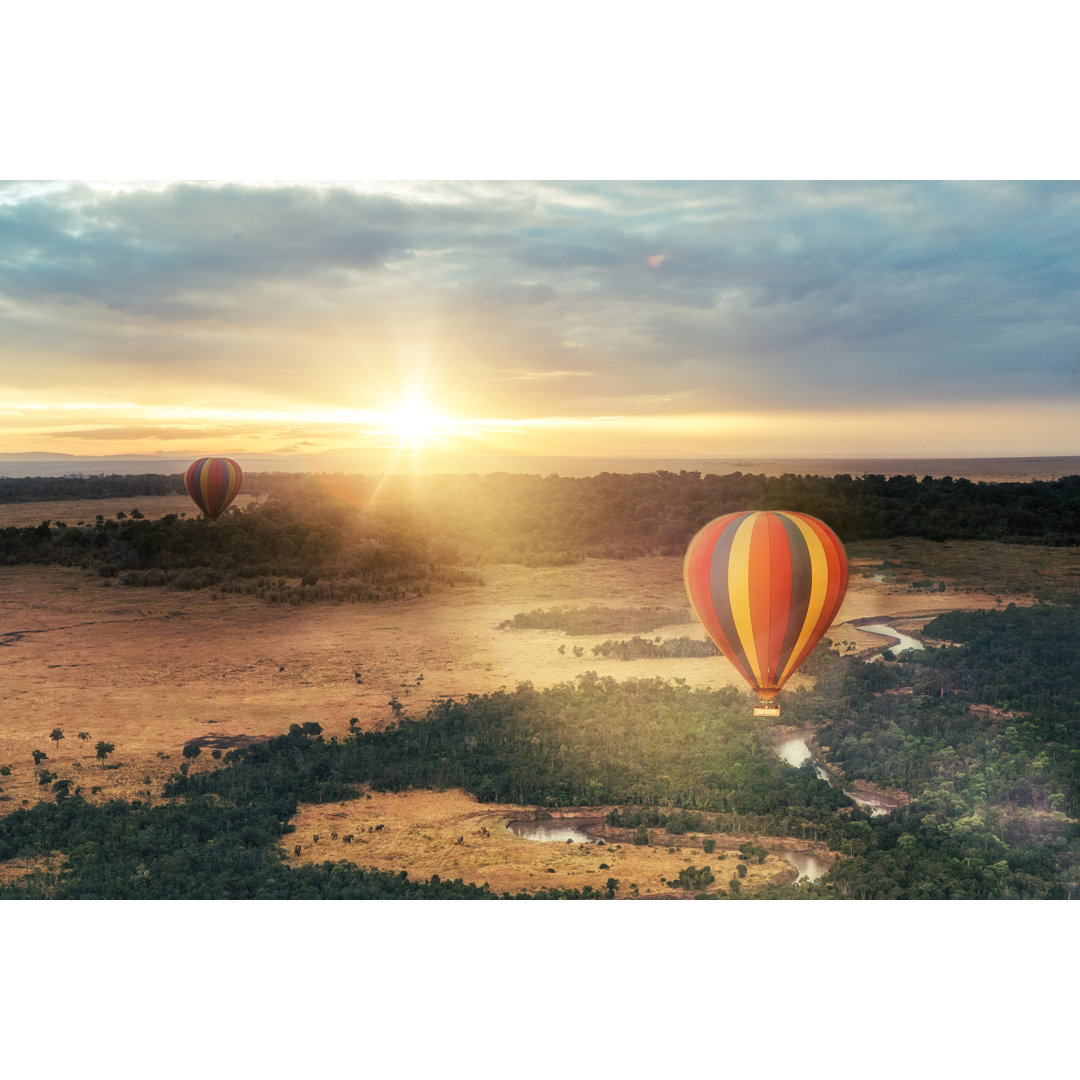 Heißluftballon - Leinwandbild