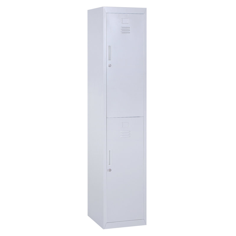 Vinsetto Locker Cabinet Cold Rolled Steel w/ Shelves 38 x 46 x 180 cm Grey
