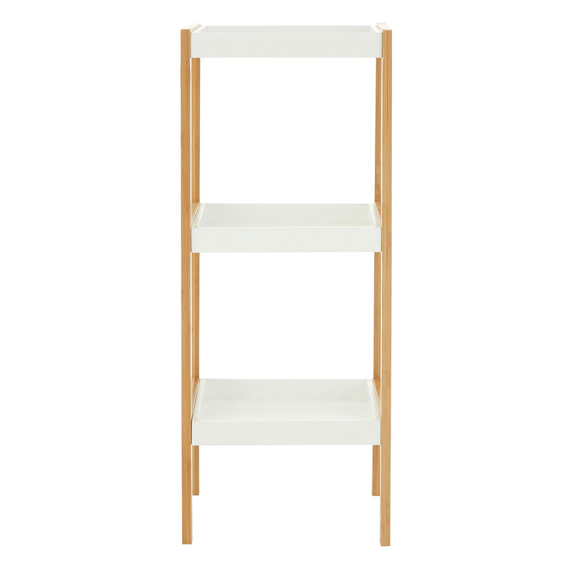 Aldaco 32cm W Solid Wood Shelving Unit
