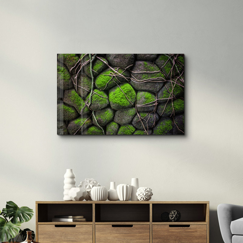Elegant Tempered Glass Wall Art Painting, 13.8 x 21.7 inches | 100% Tempered Glass, Thickness: 0.16 inches | UV Printed for Vibrant Colors | Perfect for Home Decor, Living Room, & Office Spaces
